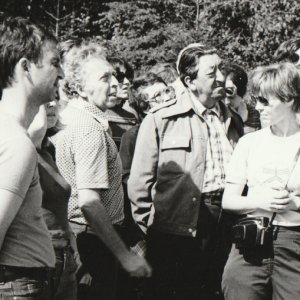  M. Olič jako průvodce na turistickém zájezdu (80. léta)
